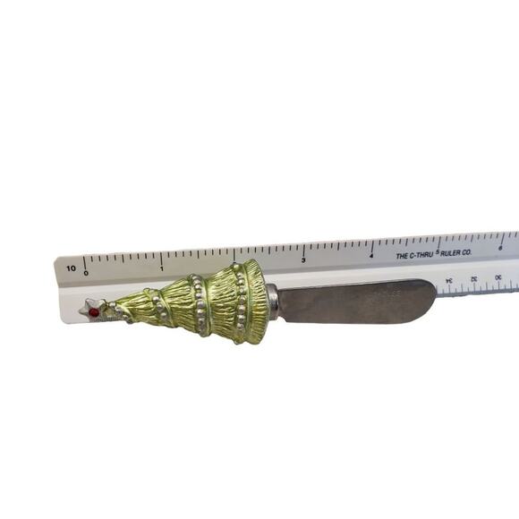 Christmas Tree Knife Spreader Boston Warehouse Stainless Steel - Picture 4 of 14